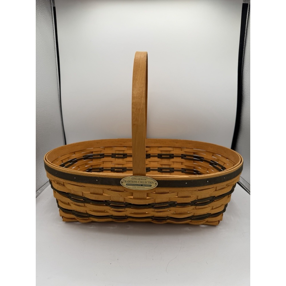 🧺✨Longaberger 1998 Traditions Collection Hospitality Basket–Classic & Timeless!